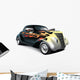 Classic Flames Muscle Car Wall Decal