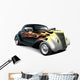 Classic Flames Muscle Car Wall Decal