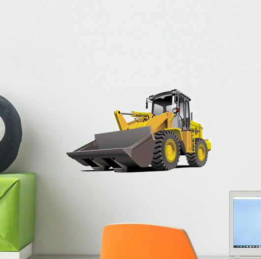 Big Lifter Bulldozer Construction Wall Decal