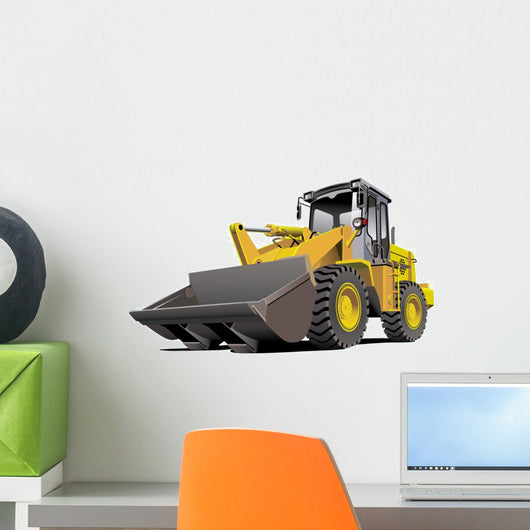 Big Lifter Bulldozer Construction Wall Decal
