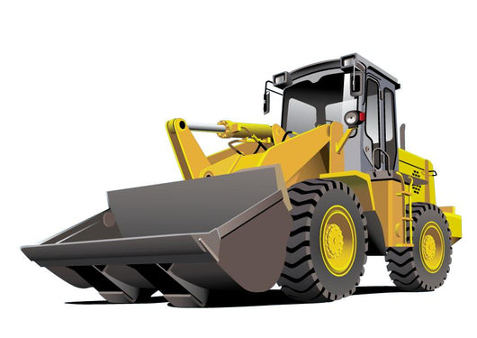 Big Lifter Bulldozer Construction Wall Decal