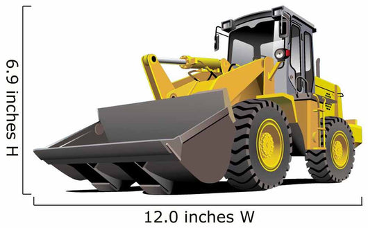 Big Lifter Bulldozer Construction Wall Decal