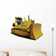 Pusher Construction Bulldozer Wall Decal