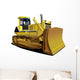 Pusher Construction Bulldozer Wall Decal