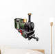Green Steam Engine Train Wall Decal
