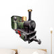 Green Steam Engine Train Wall Decal