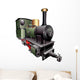 Green Steam Engine Train Wall Decal