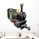 Green Steam Engine Train Wall Decal
