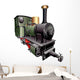 Green Steam Engine Train Wall Decal