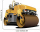 Cement Roller Construction Wall Decal