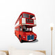Omnibus Double Decker Bus Wall Decal