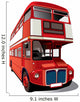 Omnibus Double Decker Bus Wall Decal