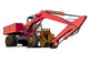 Red Crane Construction Wall Decal