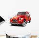 Red Beetle Classic Car Wall Decal