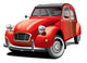 Red Beetle Classic Car Wall Decal