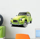 Green Beetle Classic Car Wall Decal