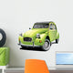 Green Beetle Classic Car Wall Decal
