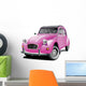 Pink Bug Classic Car Wall Decal