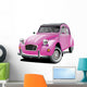 Pink Bug Classic Car Wall Decal