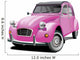 Pink Bug Classic Car Wall Decal