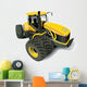 Fancy Yellow Bulldozer Wall Decal
