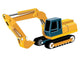 Yellow Cartoon Construction Crane Wall Decal