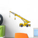 Yellow Crane Truck Wall Decal