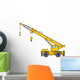 Yellow Crane Truck Wall Decal