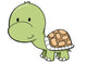 Cute Baby Turtle Wall Decal