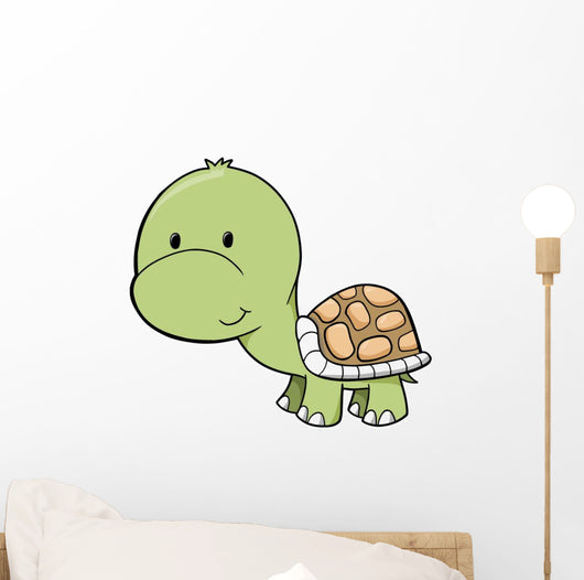 Cute Baby Turtle Wall Decal