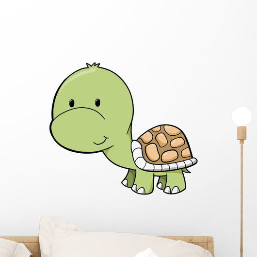 Cute Baby Turtle Wall Decal