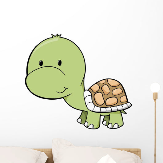 Cute Baby Turtle Wall Decal