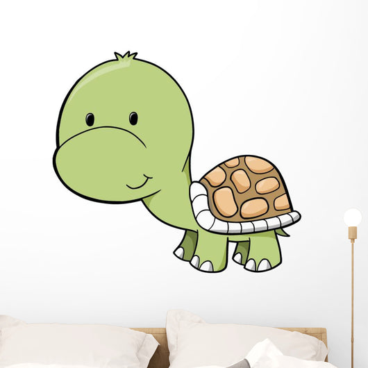 Cute Baby Turtle Wall Decal