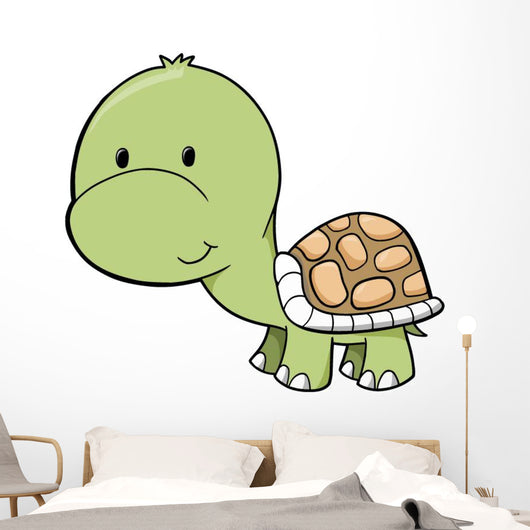 Cute Baby Turtle Wall Decal