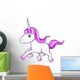 Cute Little Baby Unicorn Wall Decal