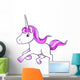 Cute Little Baby Unicorn Wall Decal