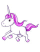 Cute Little Baby Unicorn Wall Decal