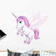 Pretty Pink Pegasus Unicorn Wall Decal