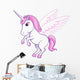 Pretty Pink Pegasus Unicorn Wall Decal