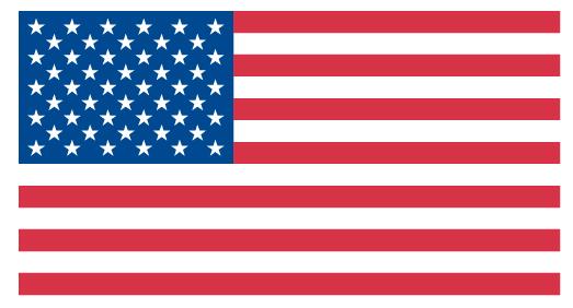 Flag United States America Wall Decal