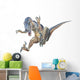 Velociraptor Leaps Onto Its Prey Wall Decal