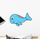 Big Blue Baby Whale Wall Decal