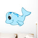 Cute Little Blue Spotted Wall Decal