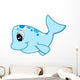 Cute Little Blue Spotted Wall Decal