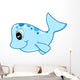 Cute Little Blue Spotted Wall Decal
