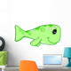 Pastel Green Spotted Whale Wall Decal