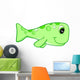 Pastel Green Spotted Whale Wall Decal