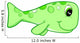 Pastel Green Spotted Whale Wall Decal