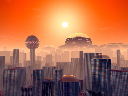Artist's Concept Earth Buried Wall Decal