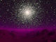 Illustration Globular Cluster over Wall Decal